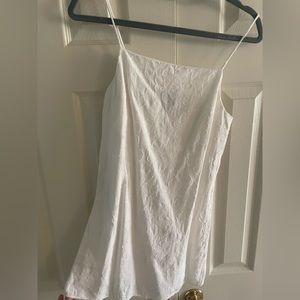 Topshop white mini dress